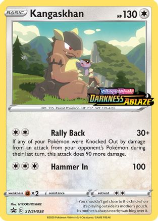 Kangaskhan - SWSH038 (Prerelease) (/307) Holofoil [Promos: SWSH Promo Cards] Pokemon Single Pokémon