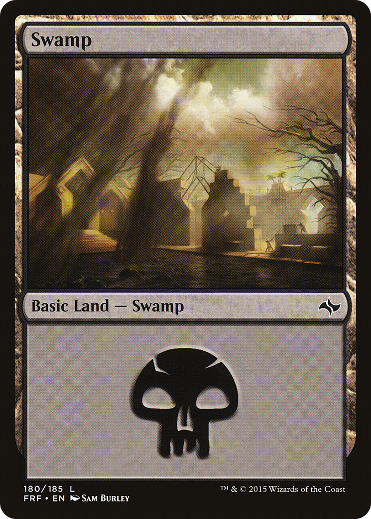 Swamp (180) (FRF-180) [Fate Reforged] MTG Single Wizards of the Coast