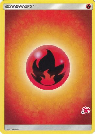 Fire Energy (#11 Charizard Stamped) () [Misc: Battle Academy] Pokemon Single Pokémon