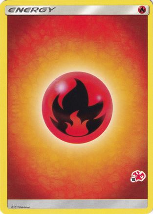 Fire Energy (#12 Charizard Stamped) () [Misc: Battle Academy] Pokemon Single Pokémon