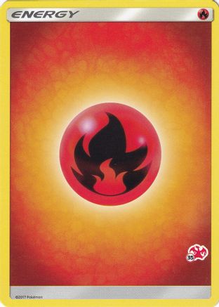 Fire Energy (#35 Charizard Stamped) () [Misc: Battle Academy] Pokemon Single Pokémon