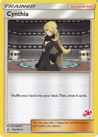 Cynthia - 119/156 (#50 Charizard Stamped) [Misc: Battle Academy] Pokemon Single Pokémon