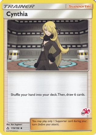 Cynthia - 119/156 (#59 Charizard Stamped) [Misc: Battle Academy] Pokemon Single Pokémon