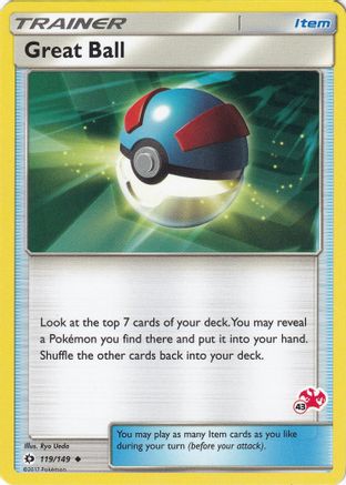 Great Ball - 119/149 (#43 Charizard Stamped) () [Misc: Battle Academy] Pokemon Single Pokémon