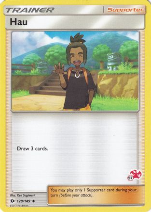 Hau - 120/149 (#57 Charizard Stamped) () [Misc: Battle Academy] Pokemon Single Pokémon