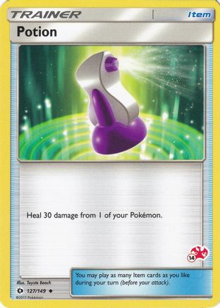 Potion 127/149 (#14 Charizard Stamped) [Misc: Battle Academy] Pokemon Single Pokémon