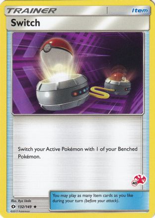 Switch 132/149 (#40 Charizard Stamped) () [Misc: Battle Academy] Pokemon Single Pokémon