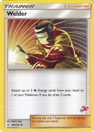Welder - 189/214 (#25 Charizard Stamped) () [Misc: Battle Academy] Pokemon Single Pokémon