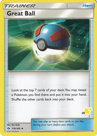 Great Ball 119/149 (#29 Pikachu Stamped) () [Misc: Battle Academy] Pokemon Single Pokémon