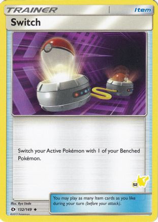 Switch 132/149 (#52 Pikachu Stamped) () [Misc: Battle Academy] Pokemon Single Pokémon