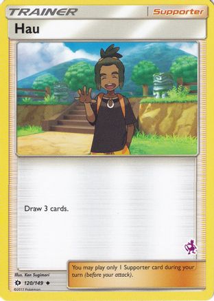 Hau 120/149 (Mewtwo Stamped) () [Misc: Battle Academy] Pokemon Single Pokémon