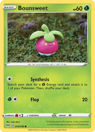 Bounsweet (14/189) [SWSH: Darkness Ablaze] Pokemon Single Pokémon
