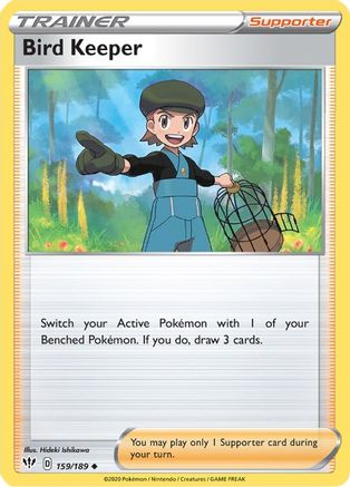 Bird Keeper (159/189) [SWSH: Darkness Ablaze] Pokemon Single Pokémon