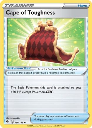 Cape of Toughness (160/189) [SWSH: Darkness Ablaze] Pokemon Single Pokémon