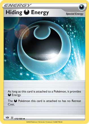 Hiding D Energy (175/189) Reverse Holofoil [SWSH: Darkness Ablaze] Pokemon Single Pokémon