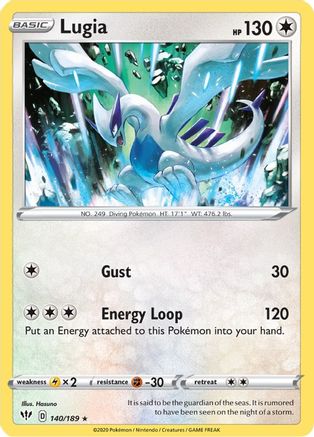 Lugia (140/189) [SWSH: Darkness Ablaze] Pokemon Single Pokémon