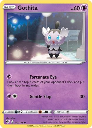 Gothita (73/189) Reverse Holofoil [SWSH: Darkness Ablaze] Pokemon Single Pokémon