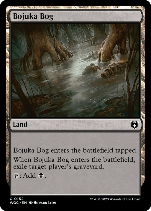 Bojuka Bog (WOC-152) [Wilds of Eldraine Commander] MTG Single Wizards of the Coast