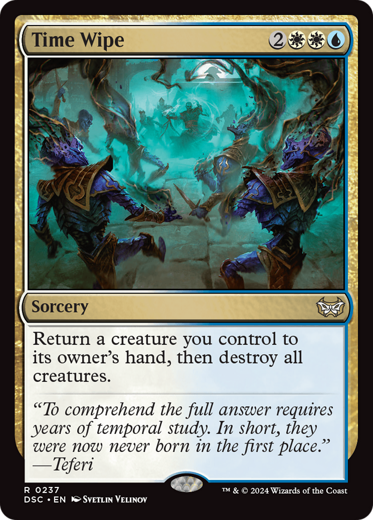 Time Wipe (DSC-237) [Duskmourn: House of Horror Commander] MTG Single Wizards of the Coast