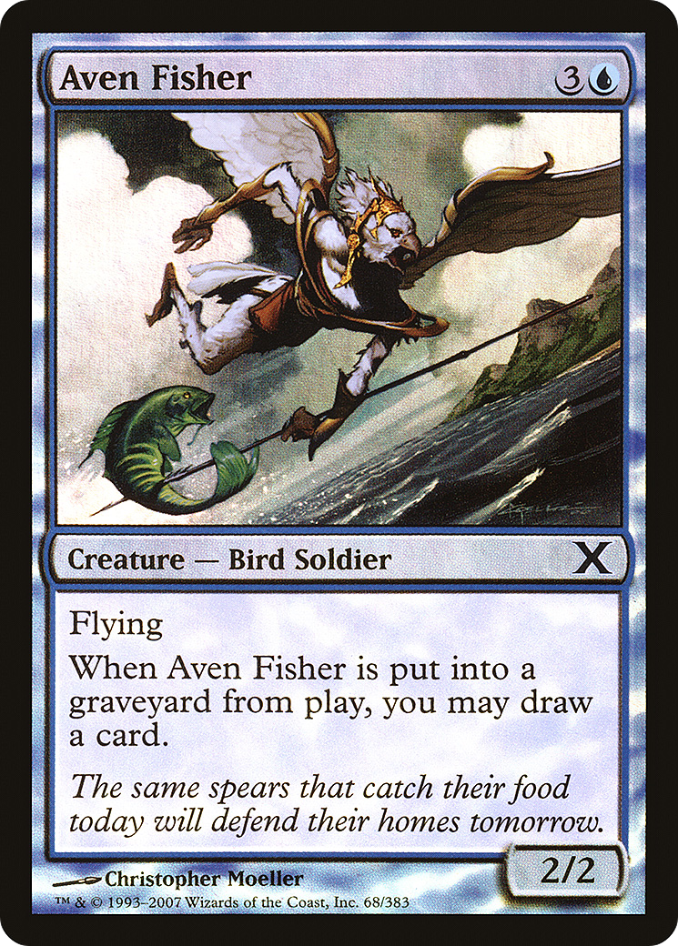 Aven Fisher (10E-68★) [Tenth Edition] Foil MTG Single Wizards of the Coast