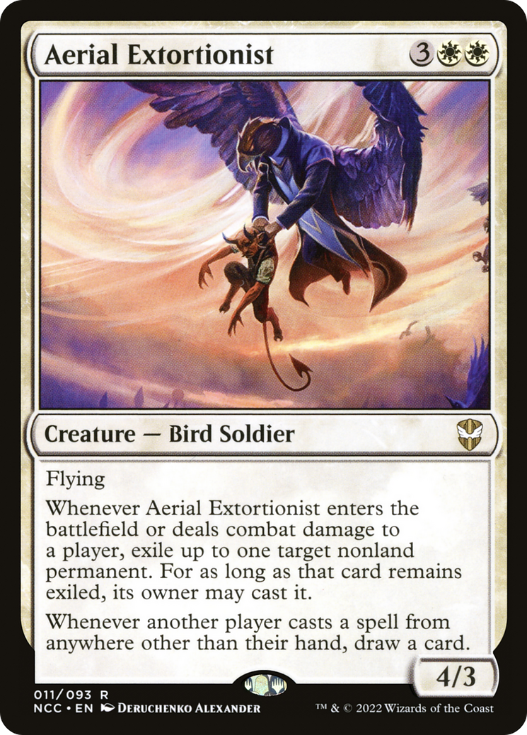 Aerial Extortionist (NCC-011) [New Capenna Commander] MTG Single Wizards of the Coast