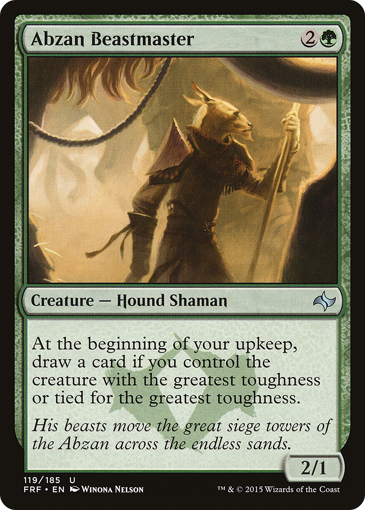 Abzan Beastmaster (FRF-119) [Fate Reforged] Foil MTG Single Wizards of the Coast