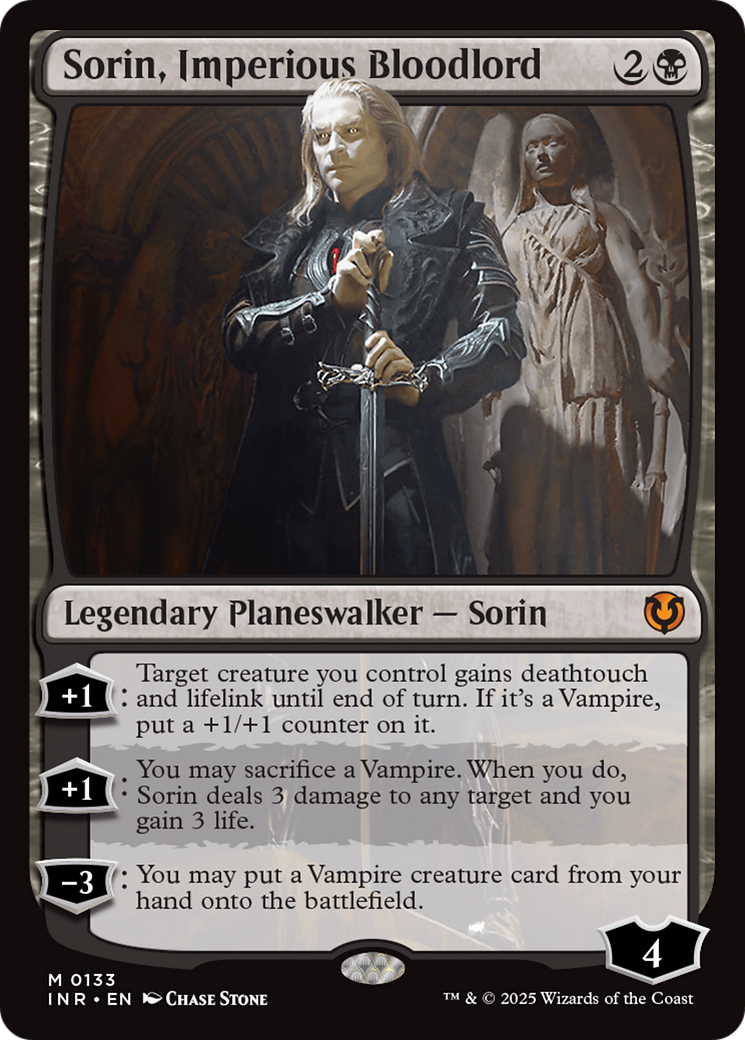 Sorin, Imperious Bloodlord (INR-133) [Innistrad Remastered] Foil MTG Single Wizards of the Coast