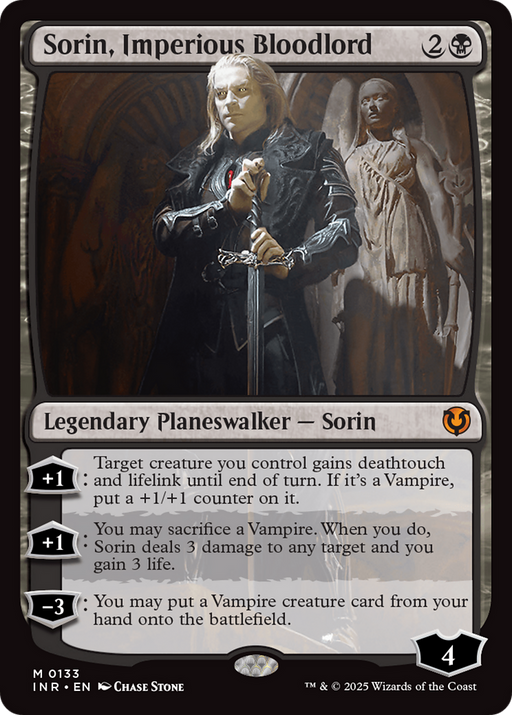 Sorin, Imperious Bloodlord (INR-133) [Innistrad Remastered] Foil MTG Single Wizards of the Coast