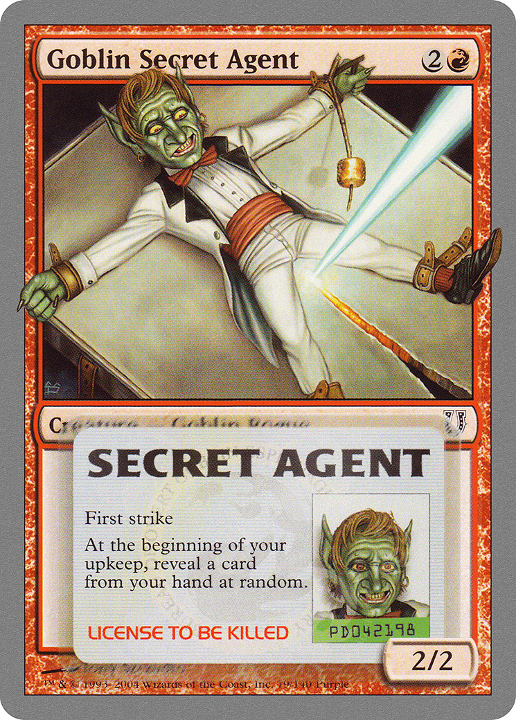 Goblin Secret Agent (UNH-079) [Unhinged] Foil MTG Single Wizards of the Coast