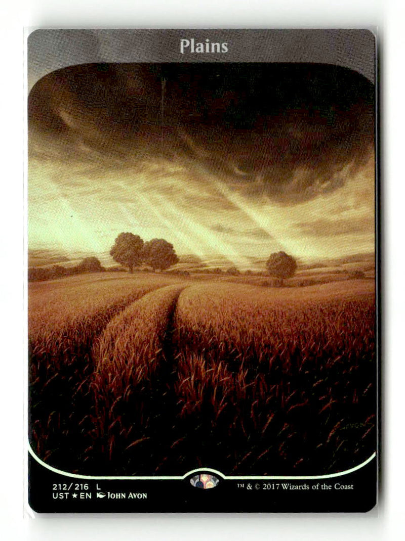Plains (212) [Unstable] Foil - Scan (LB-086) High End MTG Single Magic: The Gathering