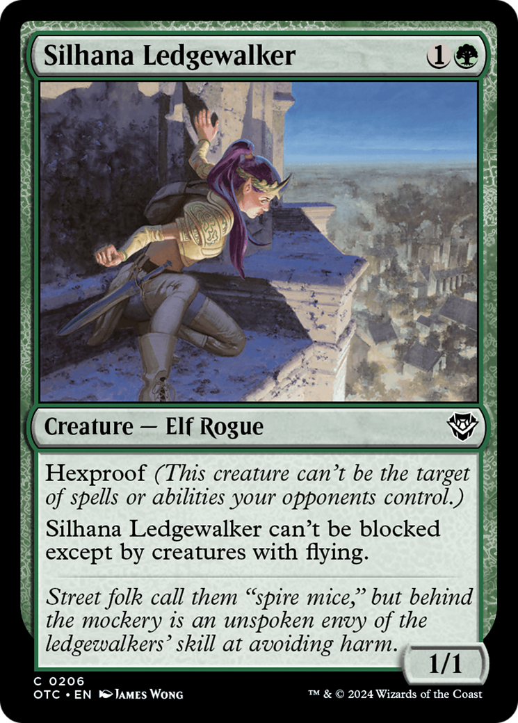 Silhana Ledgewalker [Outlaws of Thunder Junction Commander] MTG Single Magic: The Gathering