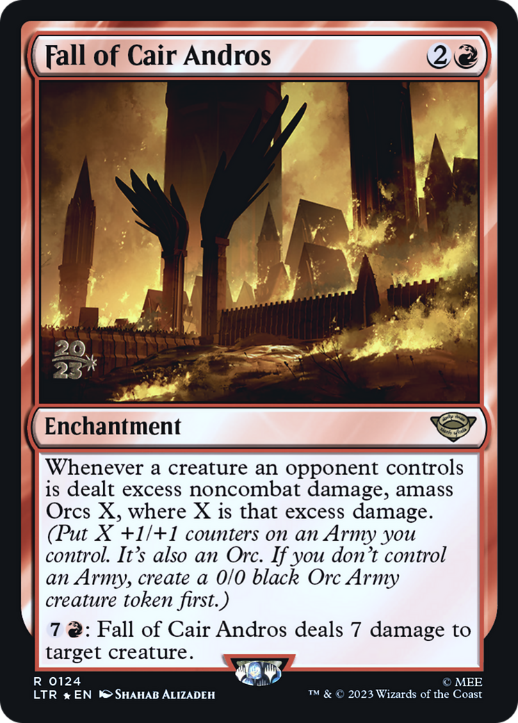 Fall of Cair Andros (PRE-124) [Tales of Middle-earth Promos] Foil MTG Single Wizards of the Coast