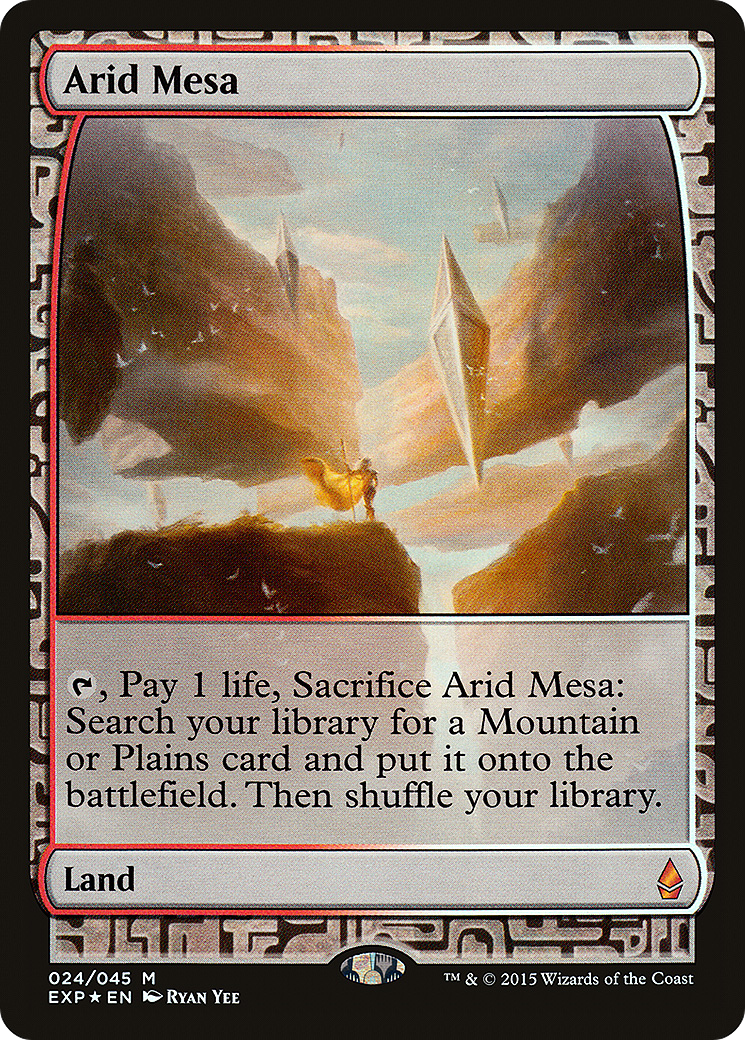 Arid Mesa (EXP-024) [Zendikar Expeditions] Foil MTG Single Wizards of the Coast