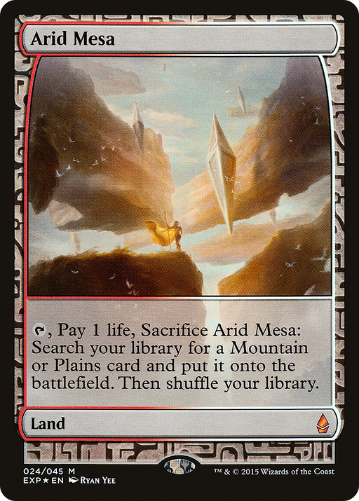 Arid Mesa (EXP-024) [Zendikar Expeditions] Foil MTG Single Wizards of the Coast