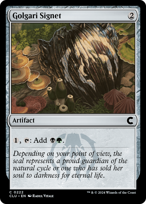 Golgari Signet (CLU-222) [Ravnica: Clue Edition] MTG Single Wizards of the Coast