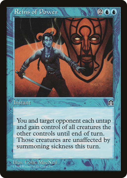 Reins of Power (STH-) [Stronghold] MTG Single Wizards of the Coast
