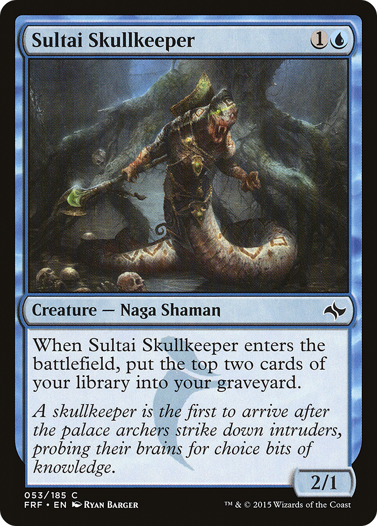 Sultai Skullkeeper (FRF-053) [Fate Reforged] MTG Single Wizards of the Coast