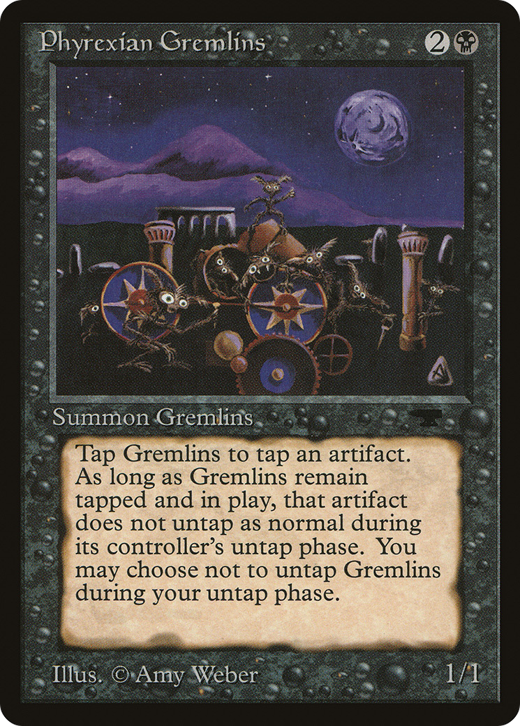 Phyrexian Gremlins (ATQ-018) [Oldschool] Antiquities MTG Single Wizards of the Coast