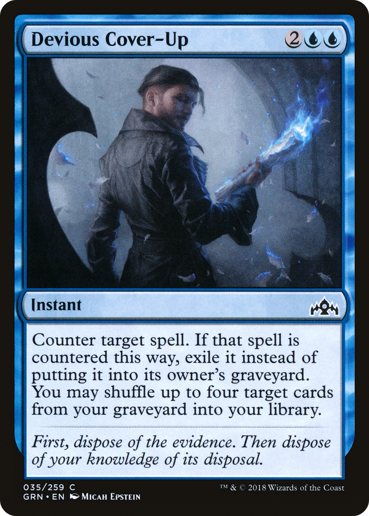 Devious Cover-Up (GRN-035) [Guilds of Ravnica] Foil MTG Single Wizards of the Coast