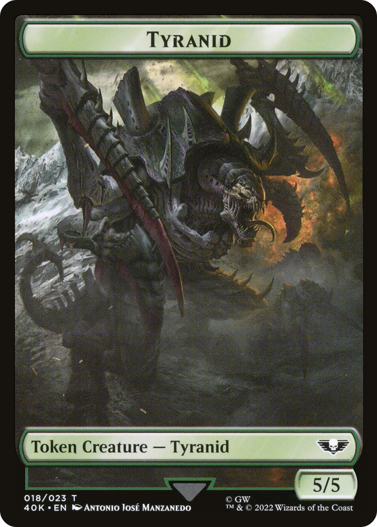 Tyranid (T40K-018) [Tokens] Warhammer 40,000 Tokens MTG Single Wizards of the Coast