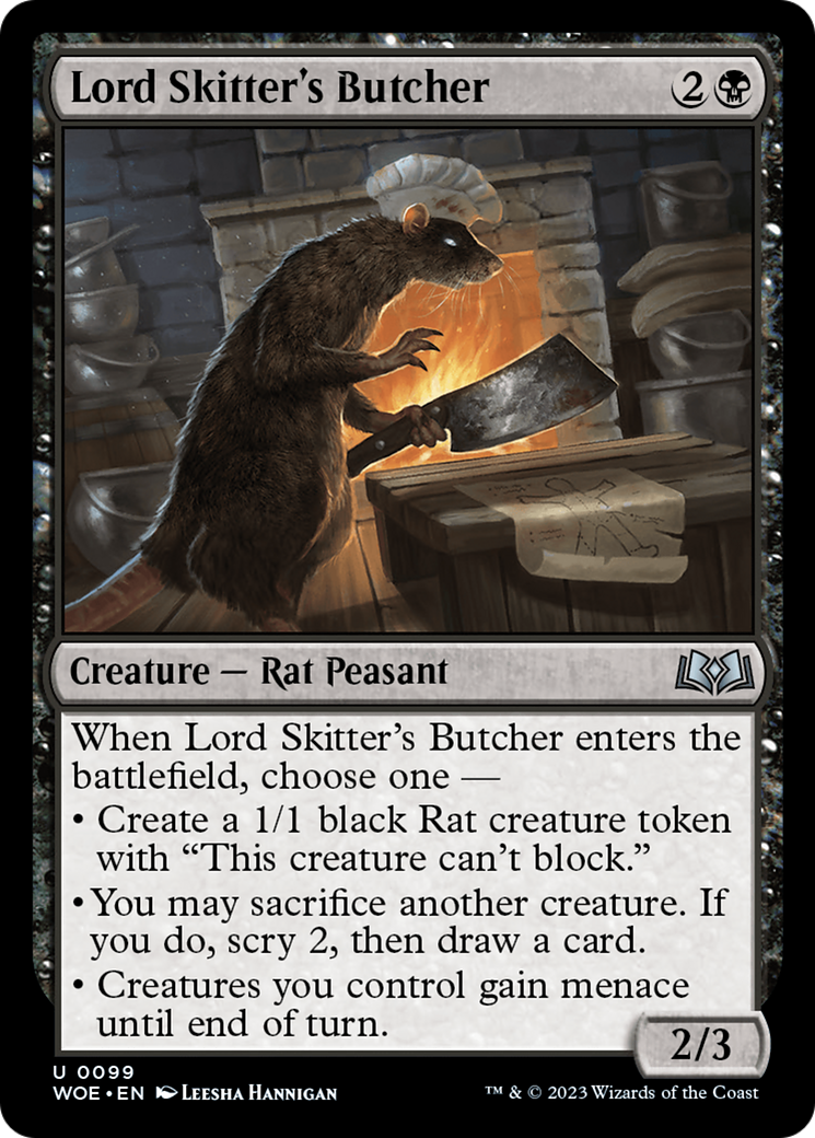 Lord Skitter's Butcher (WOE-099) [Wilds of Eldraine] Foil MTG Single Wizards of the Coast
