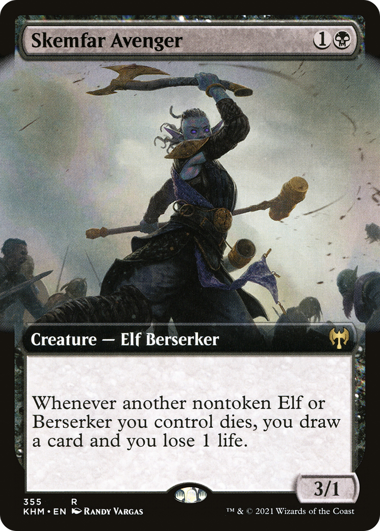 Skemfar Avenger (KHM-355) [Kaldheim] (Extended Art) MTG Single Wizards of the Coast