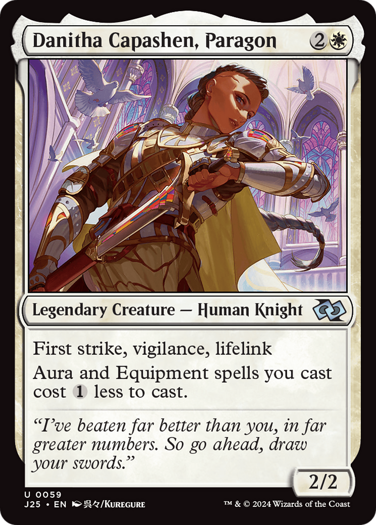 Danitha Capashen, Paragon (Anime) (J25-059) [Foundations Jumpstart] MTG Single Wizards of the Coast