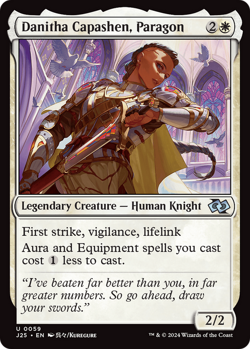 Danitha Capashen, Paragon (Anime) (J25-059) [Foundations Jumpstart] MTG Single Wizards of the Coast