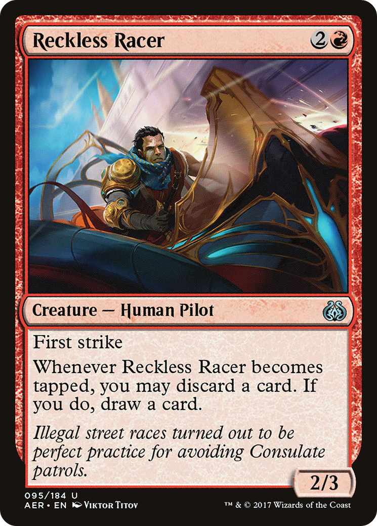 Reckless Racer (AER-095) [Aether Revolt] MTG Single Wizards of the Coast