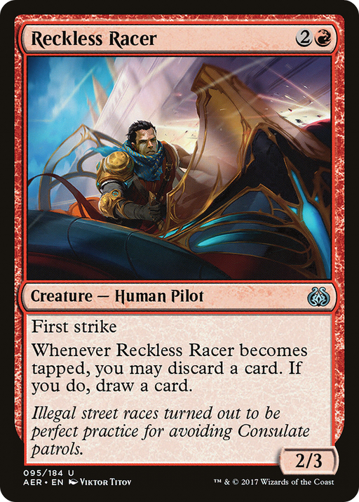Reckless Racer (AER-095) [Aether Revolt] Foil MTG Single Wizards of the Coast