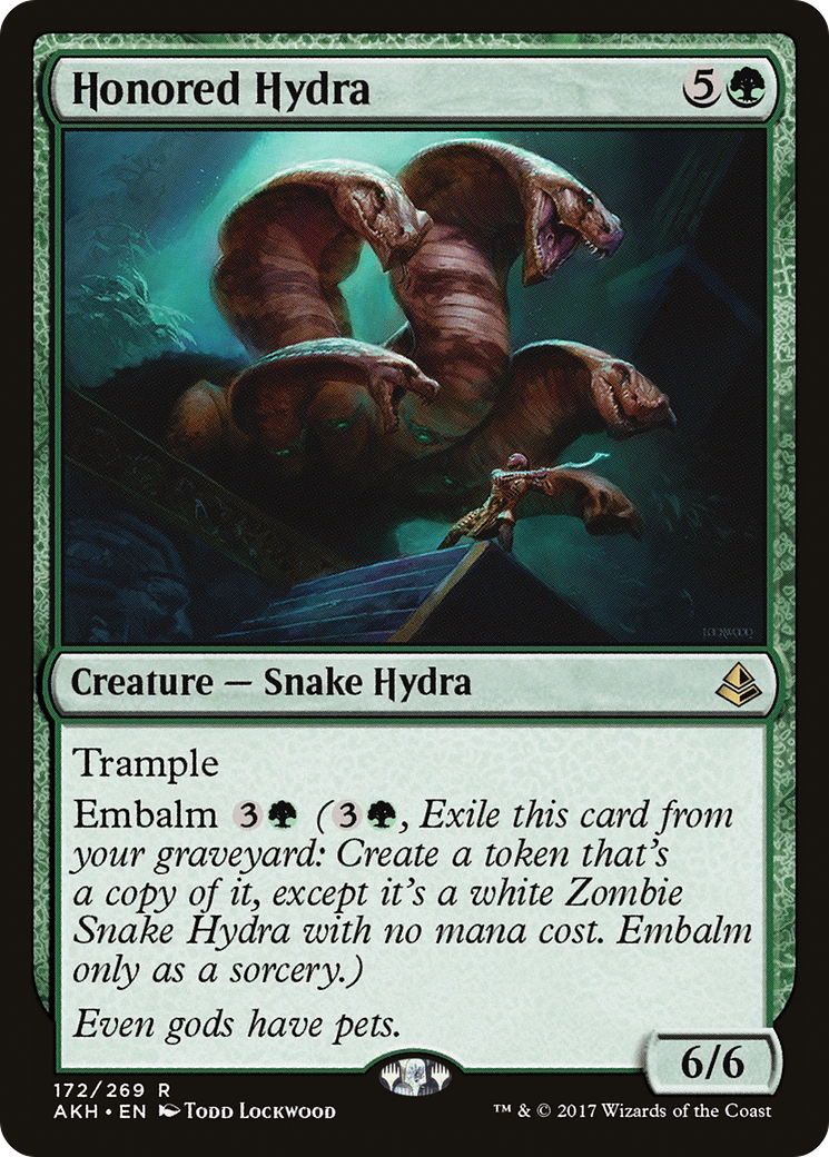 Honored Hydra (AKH-172) [Amonkhet] Foil MTG Single Wizards of the Coast