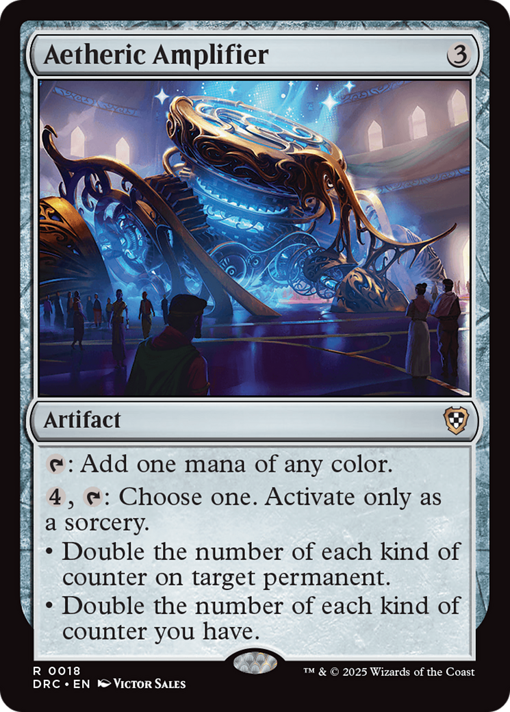 Aetheric Amplifier (DRC-018) [Commander: Aetherdrift] MTG Single Wizards of the Coast