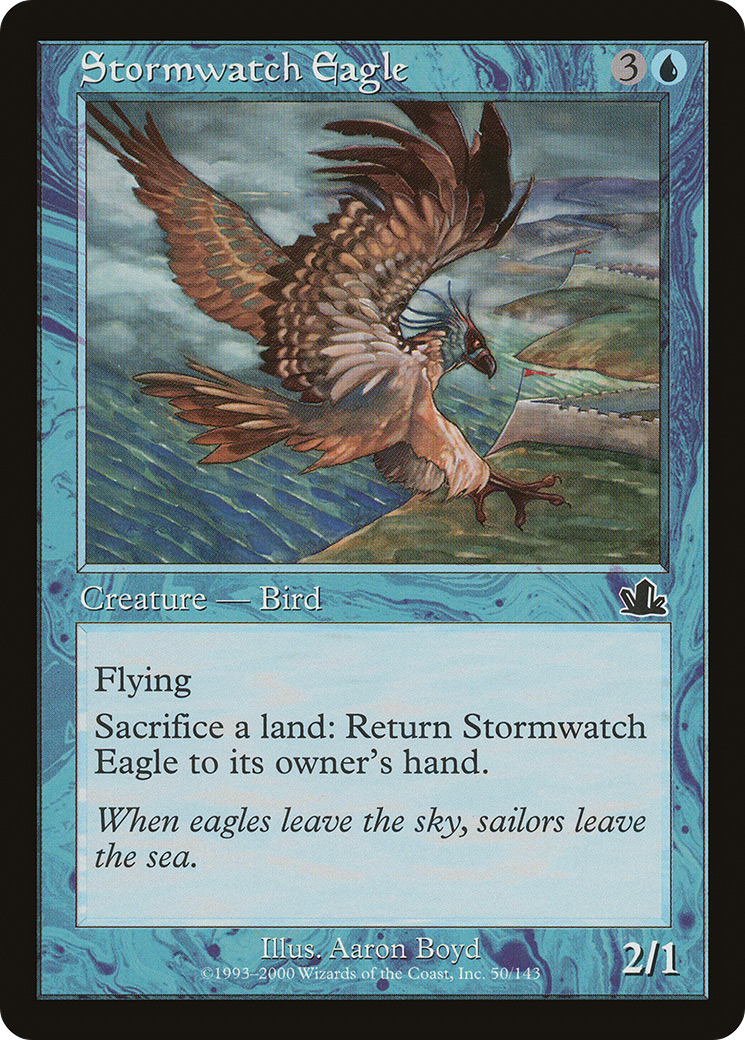 Stormwatch Eagle (PCY-050) [Prophecy] MTG Single Wizards of the Coast