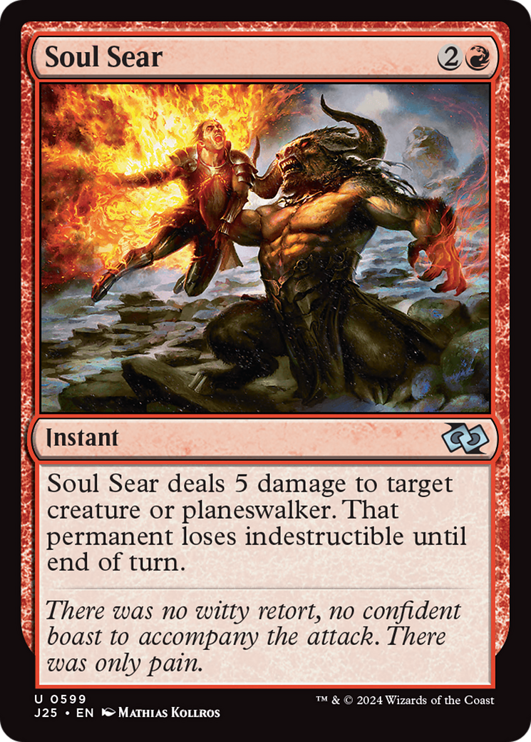 Soul Sear (J25-599) [Foundations Jumpstart] MTG Single Wizards of the Coast